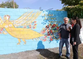 Вбудована мініатюра для Відроджуємо та бережемо народні традиції! Завершився 10-ий мистецький пленер "Мальована хата"
