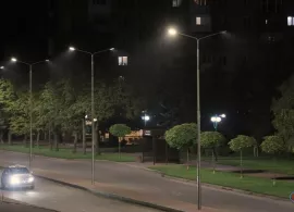 Вбудована мініатюра для Нехай буде світло! По вулиці Ставиській встановили нову лінію освітлення