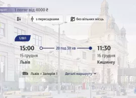 Вбудована мініатюра для Потяг Львів — Кишинів: новий рейс до Молдови і скільки коштує квиток